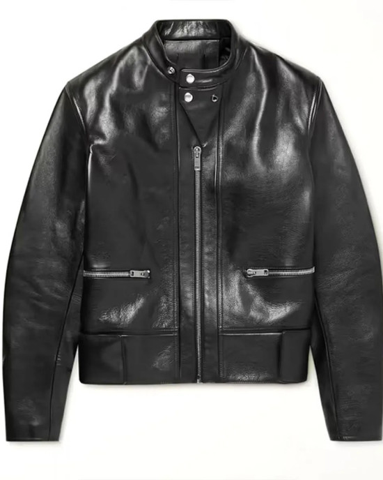 Men’s Slim Fit Cow Leather Motorcycle Jacket Men’s Slim Fit Cow Leather Motorcycle Jacket