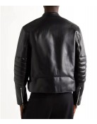 Men’s Slim Fit Cow Leather Motorcycle Jacket