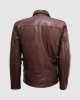 Men’s Super Unique Brown Leather Jacket Men’s Super Unique Brown Leather Jacket