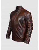 Men’s Vintage Waxed Leather Jacket