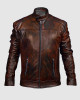 Men’s Vintage Waxed Leather Jacket Men’s Vintage Waxed Leather Jacket