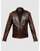 Men’s Vintage Waxed Leather Jacket
