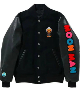 Men’s X Kid Cudi Moon Man Letterman Jacket