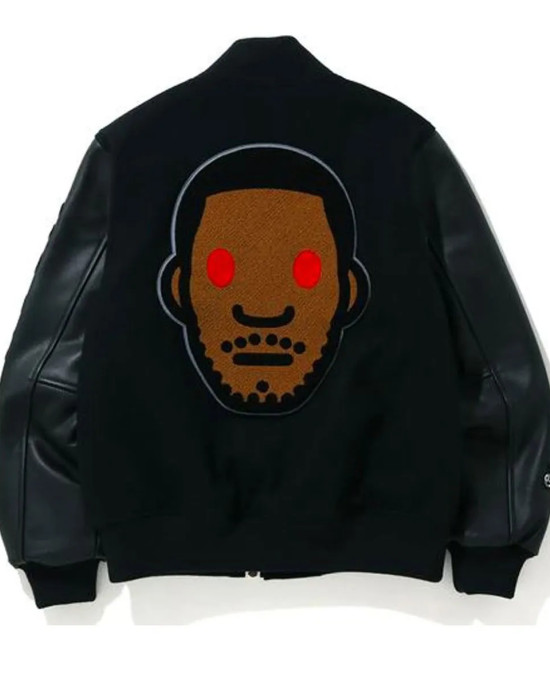 Men’s X Kid Cudi Moon Man Letterman Jacket Men’s X Kid Cudi Moon Man Letterman Jacket