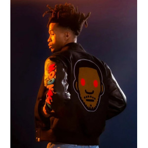 Men’s X Kid Cudi Moon Man Letterman Jacket