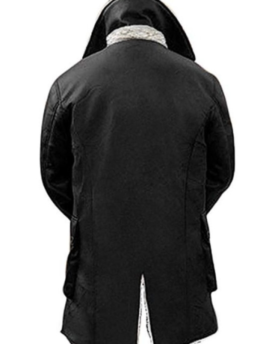 Men Shearling Leather Coat