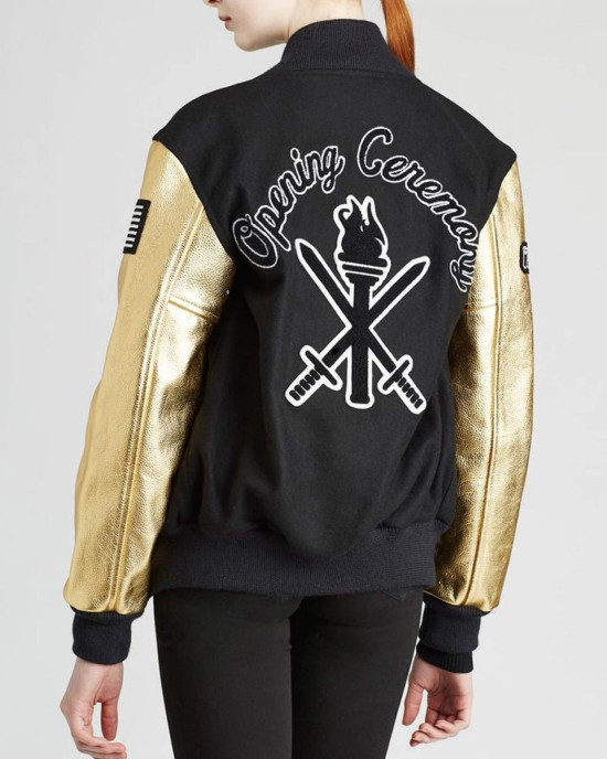 Mesmerizing black and golden Opening Ceremony Beyonce Jacket Mesmerizing black and golden Opening Ceremony Beyonce Jacket