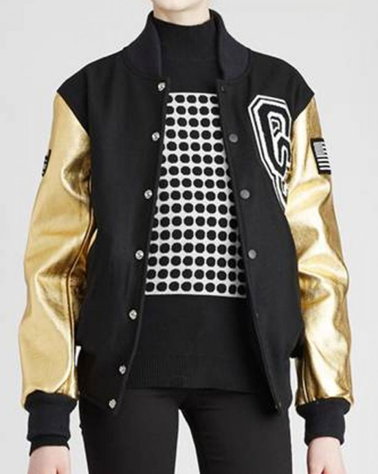 Mesmerizing black and golden Opening Ceremony Beyonce Jacket Mesmerizing black and golden Opening Ceremony Beyonce Jacket