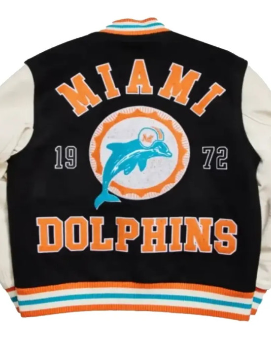 Miami Dolphins Letterman Varsity Jacket Miami Dolphins Letterman Varsity Jacket