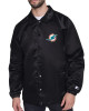 Miami Dolphins Retro Logo Coaches Jacket Miami Dolphins Retro Logo Coaches Jacket