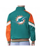 Miami Dolphins Strong Arm Aqua Full-Zip Jacket