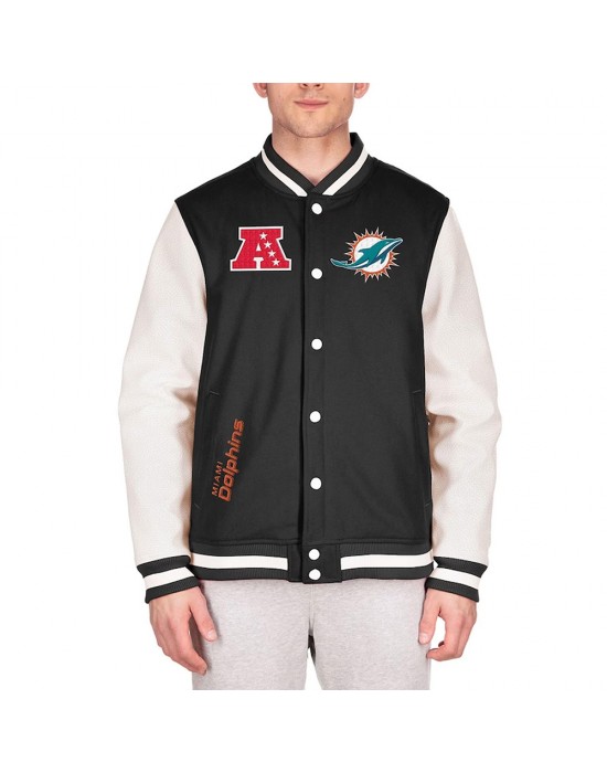 Miami Dolphins Third Down Varsity Jacket