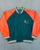 Miami Hurricanes 2000’s Spellout Varsity Jacket Miami Hurricanes 2000’s Spellout Varsity Jacket