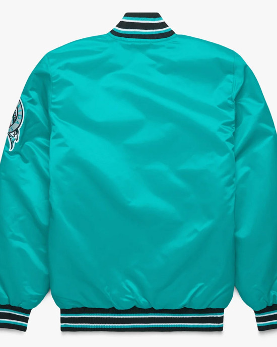 Miami Marlins Classic Teal Satin Jacket Miami Marlins Classic Teal Satin Jacket