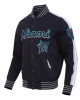 Miami Marlins Current Logo Game Day Black Jacket Miami Marlins Current Logo Game Day Black Jacket