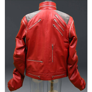 Michael Jackson Beat It Red Leather Jacket