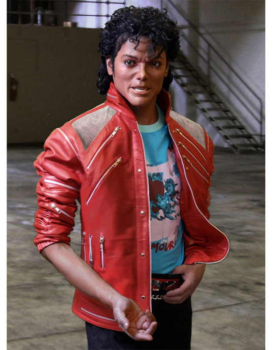 Michael Jackson Beat It Red Leather Jacket Michael Jackson Beat It Red Leather Jacket