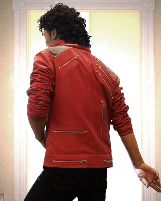 Michael Jackson Beat It Red Leather Jacket Michael Jackson Beat It Red Leather Jacket
