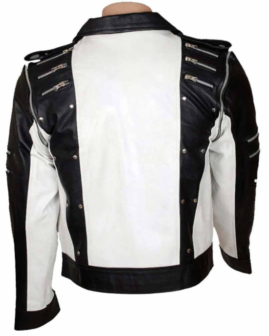 Michael Jackson Pepsi Zipper Leather Jacket Michael Jackson Pepsi Zipper Leather Jacket