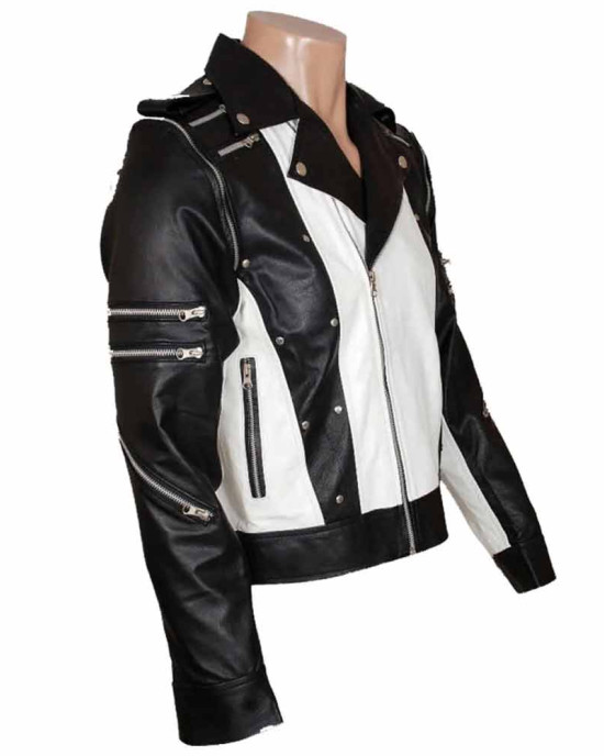 Michael Jackson Pepsi Zipper Leather Jacket Michael Jackson Pepsi Zipper Leather Jacket