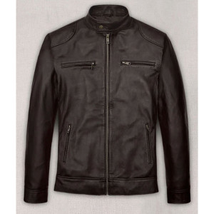 Michael Jordan Brown Leather Jacket