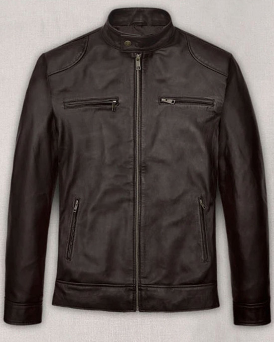 Michael Jordan Brown Leather Jacket Michael Jordan Brown Leather Jacket