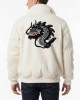 Michael Peters Beat It Dragon Wool White Jacket