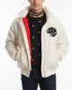 Michael Peters Beat It Dragon Wool White Jacket