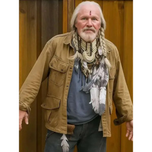 Michael Rooker Peacemaker Red St. Wild Cotton Jacket