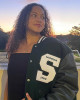 Michigan State Aliyah Moore Varsity Jacket Michigan State Aliyah Moore Varsity Jacket