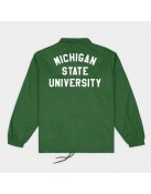 Michigan State Spartans Block S Coaches Jacket
