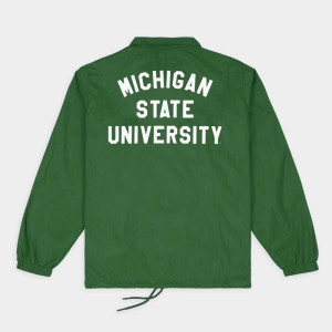 Michigan State Spartans Block S Coaches Jacket