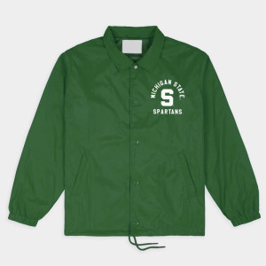 Michigan State Spartans Block S Coaches Jacket