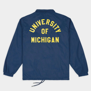 Michigan Wolverines Block M Coaches Jacket