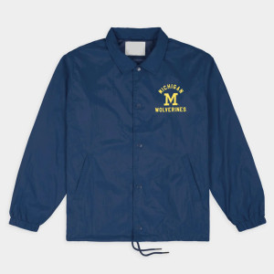 Michigan Wolverines Block M Coaches Jacket