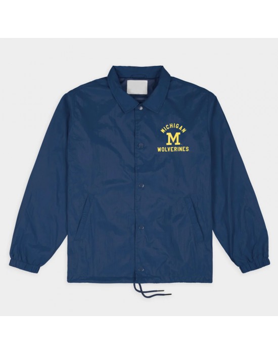 Michigan Wolverines Block M Coaches Jacket