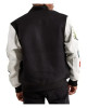 Mills Monopoly Black Wool Varsity Jacket Mills Monopoly Black Wool Varsity Jacket