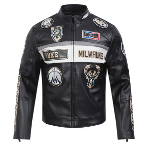 Milwaukee Bucks Men's Moto Jacket