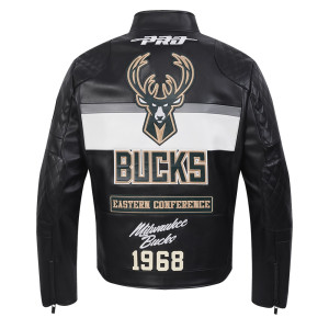 Milwaukee Bucks Men's Moto Jacket