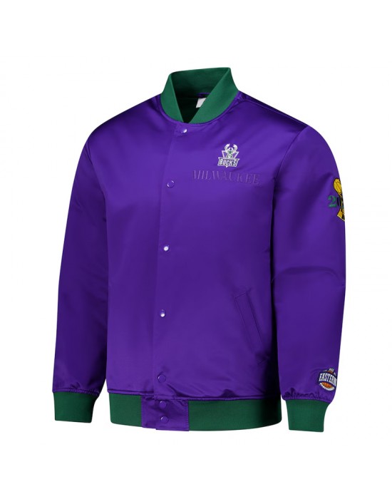 Milwaukee Bucks OG 3.0 Lightweight Purple Satin Jacket