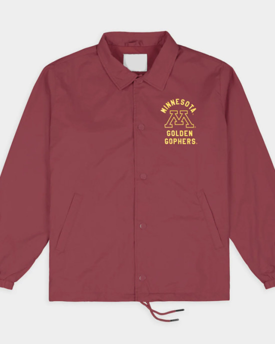 Minnesota Golden Gophers Block M Coaches Jacket Minnesota Golden Gophers Block M Coaches Jacket