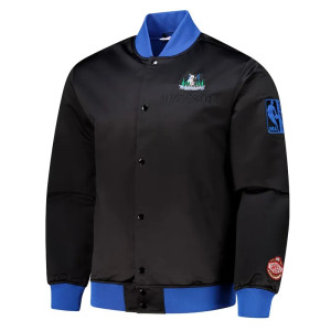 Minnesota Timberwolves OG 3.0 Lightweight Black Satin Jacket