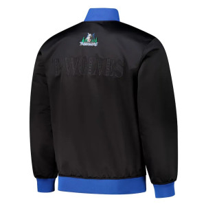 Minnesota Timberwolves OG 3.0 Lightweight Black Satin Jacket