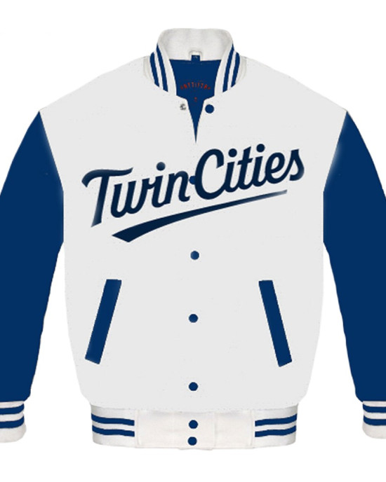 Minnesota Twins Navy and Red Varsity Jacket Minnesota Twins Navy and Red Varsity Jacket