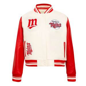 Minnesota Twins Retro Classic Rib Wool Varsity Jacket