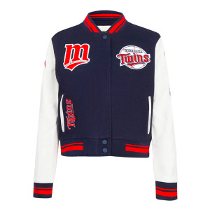 Minnesota Twins Retro Classic Rib Wool Varsity Jacket