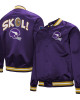 Minnesota Vikings Double Down Purple Satin Jacket Minnesota Vikings Double Down Purple Satin Jacket