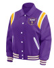 Minnesota Vikings Lightweight Purple Varsity Satin Jacket