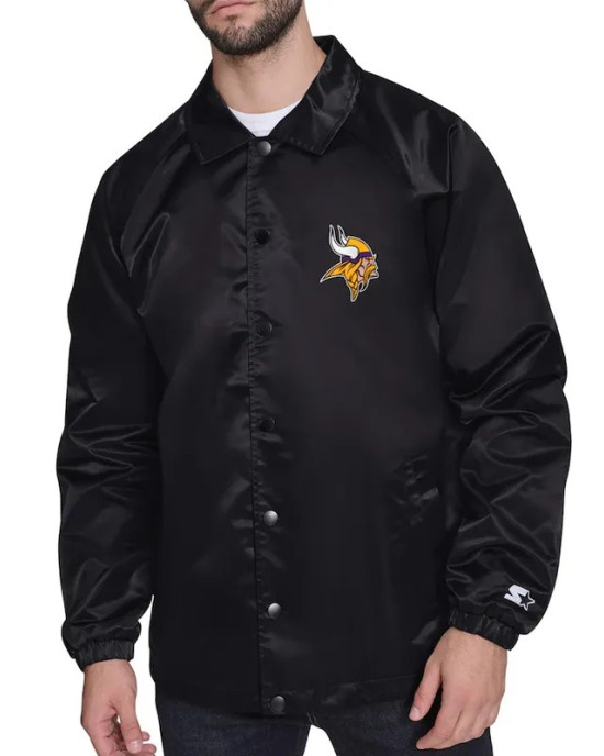 Minnesota Vikings Retro Logo Coaches Jacket Minnesota Vikings Retro Logo Coaches Jacket