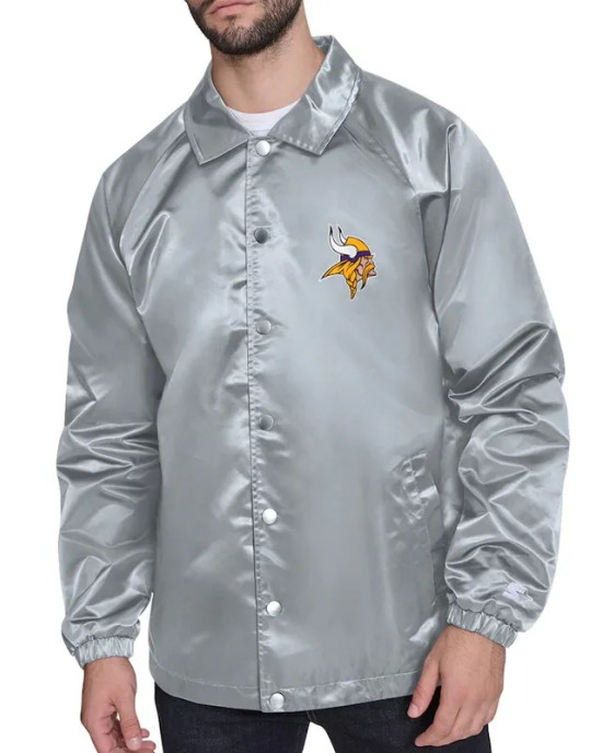 Minnesota Vikings Retro Logo Coaches Jacket Minnesota Vikings Retro Logo Coaches Jacket
